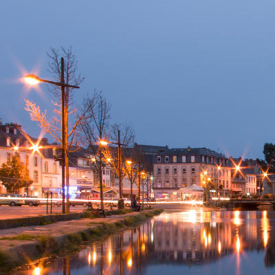 Lannion by night