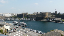 vue sur la ville de Brest